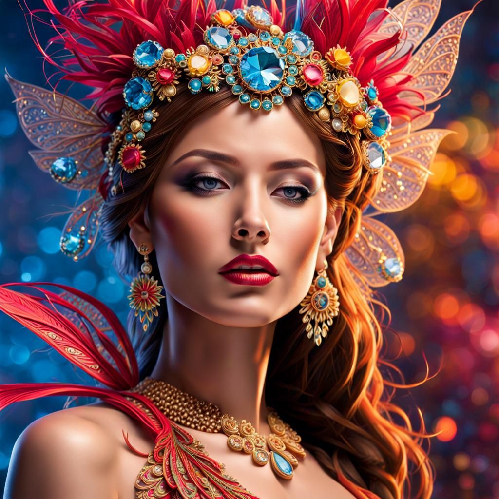 Hyperrealistic Christmas Elf Portrait at Santa's Workshop