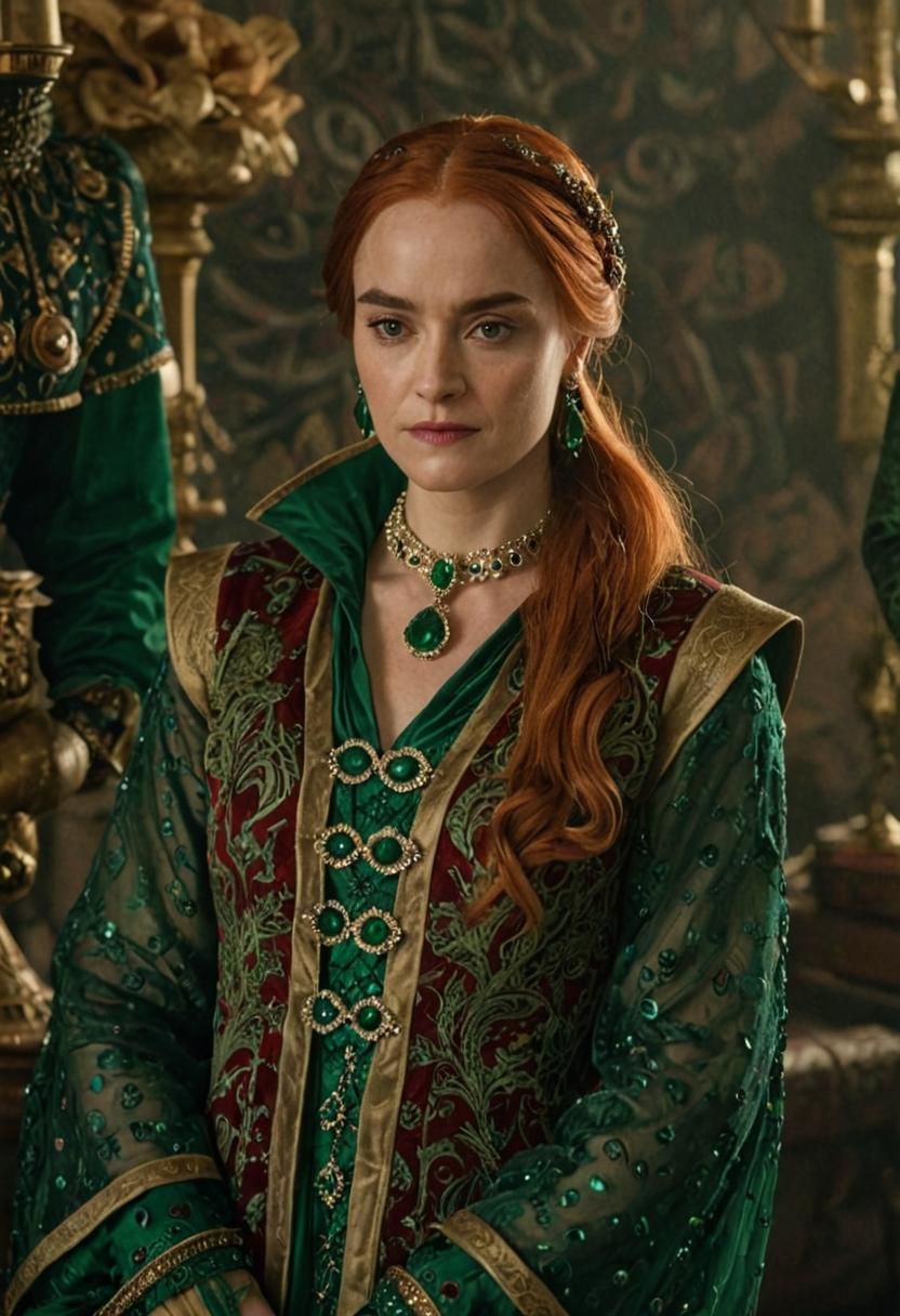 Queen Alicent Hightower in Royal Room, Game of Thrones Style