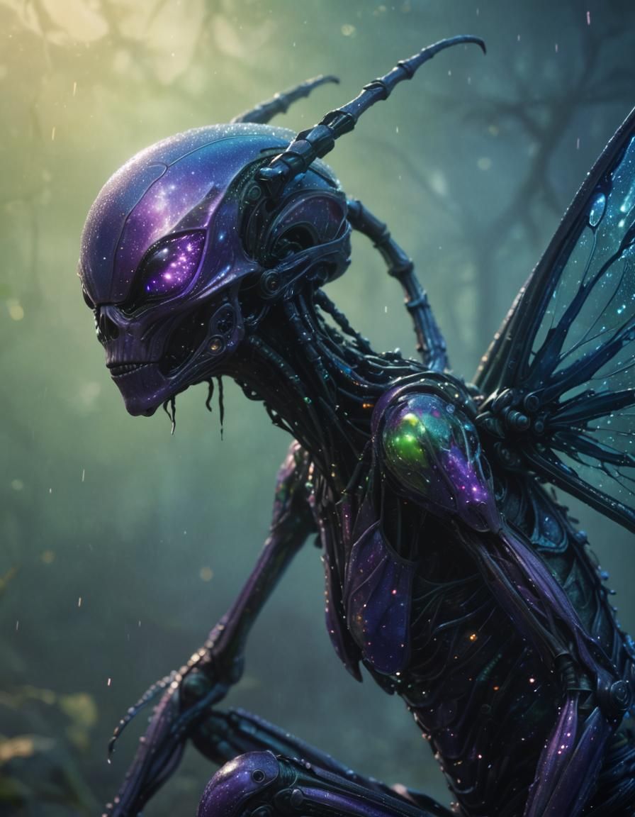 Female insectoid alien