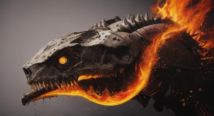 Supercar Drifting in Rustpunk Digital Art