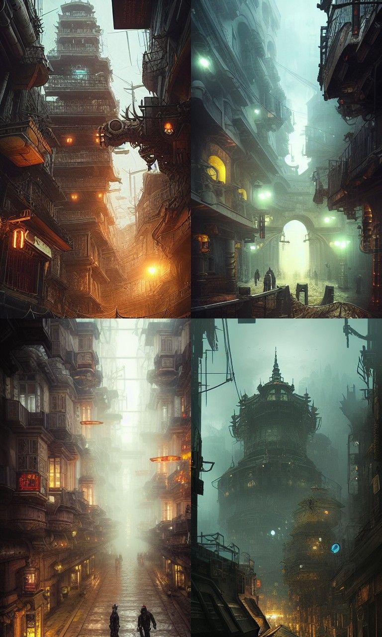 Baroque Underhive Walkways by Jordan Grimmer