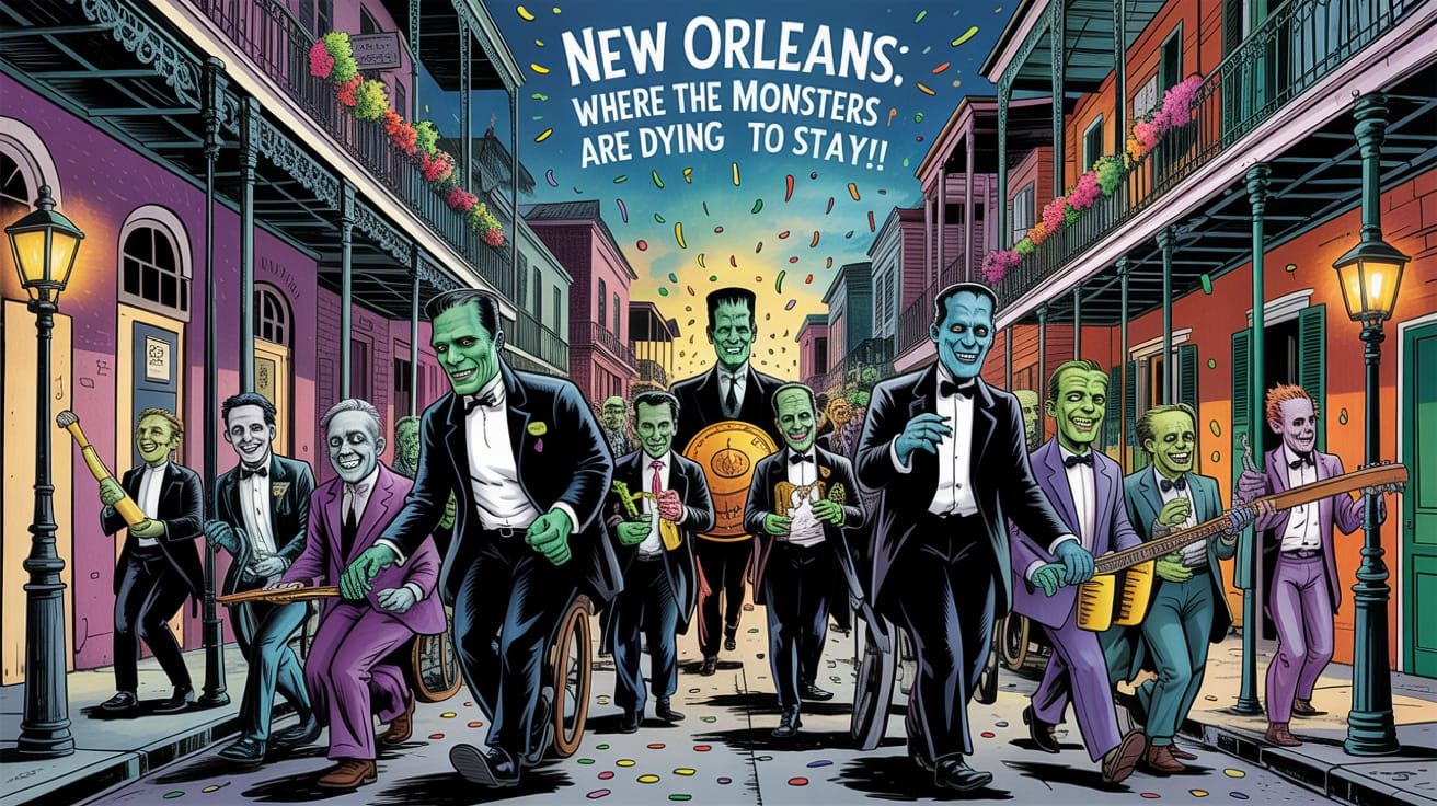 New Orleans: Where the Monsters are Dying to Stay!