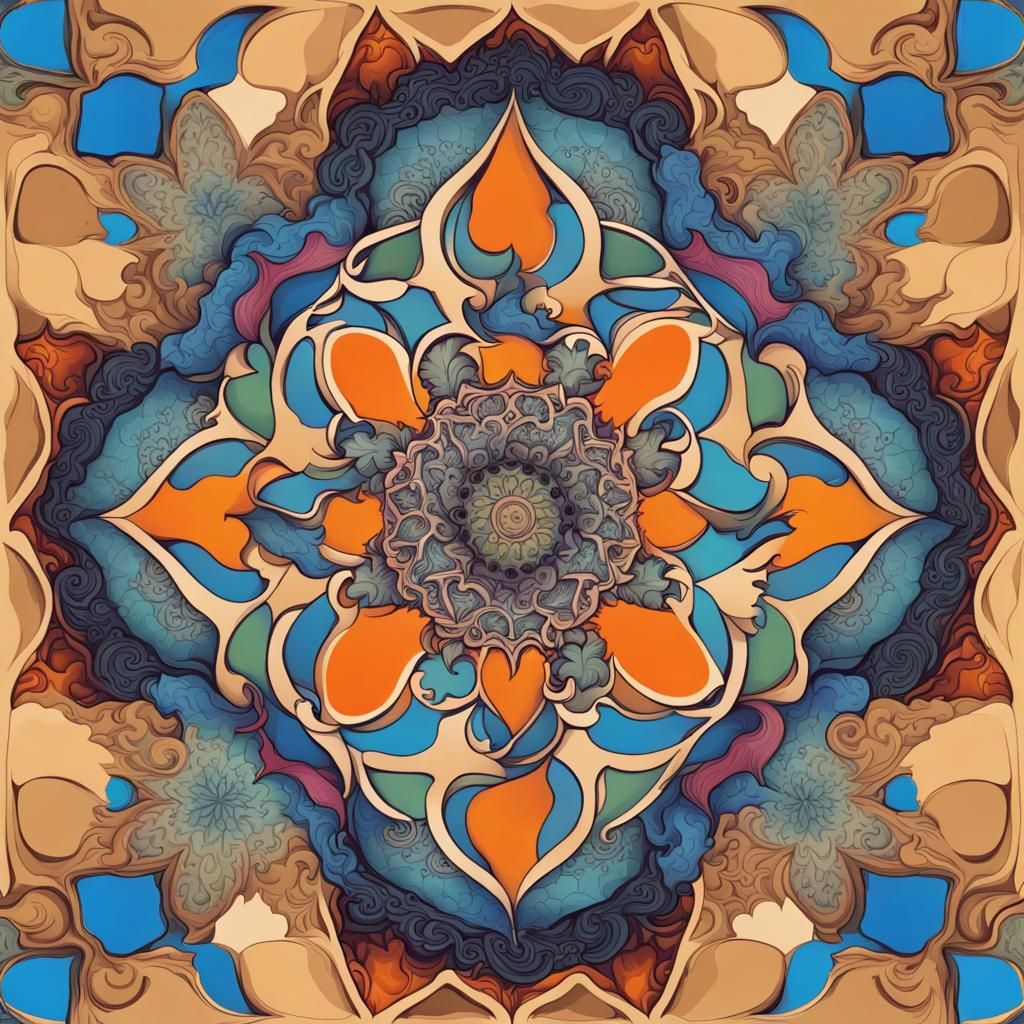 Moroccan Architecture with Persian and Chinese Elements