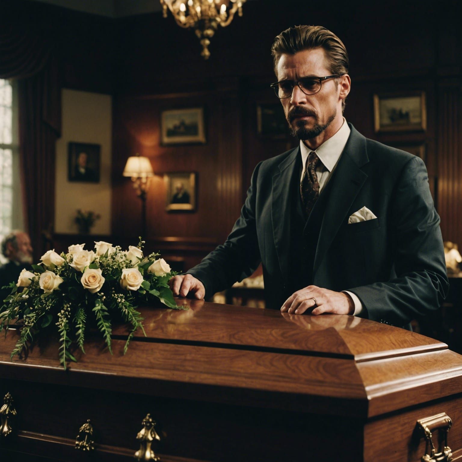 Saying that final goodbye to your other half.