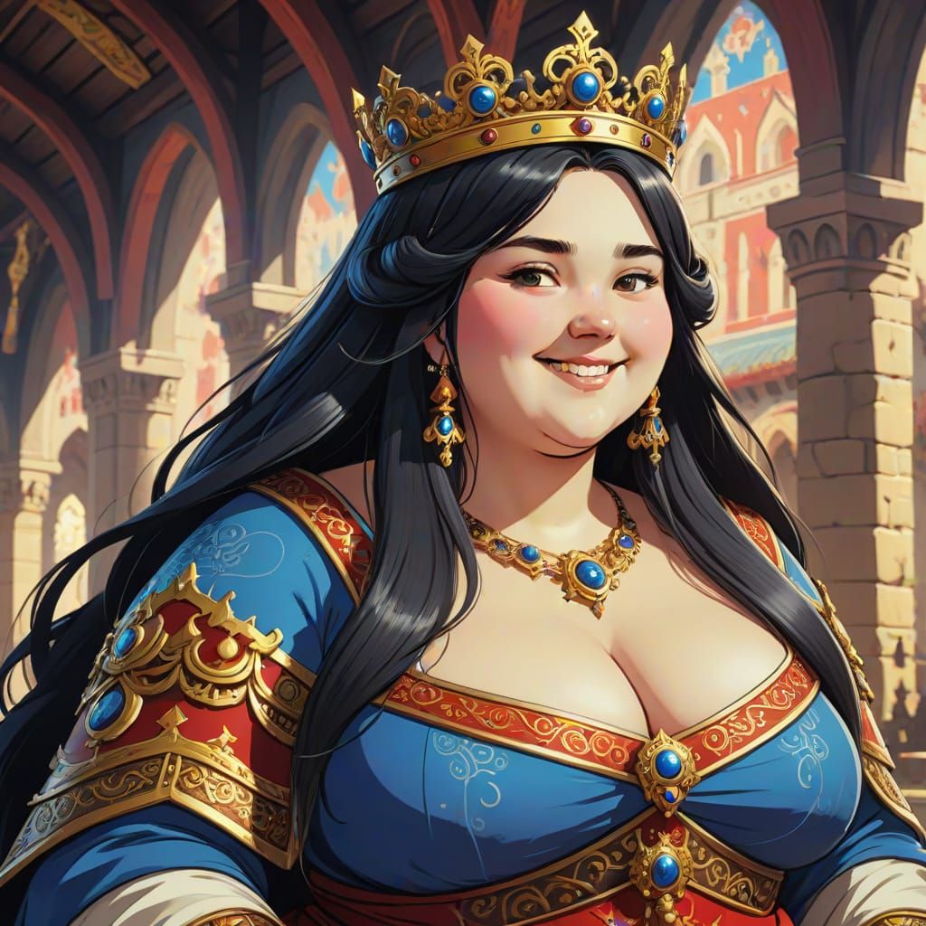 A Byzantine Princess in Medieval Russia, in the Style of Stu...