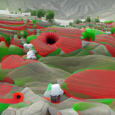 Aristocratic Afghan Poppy Field in 8K