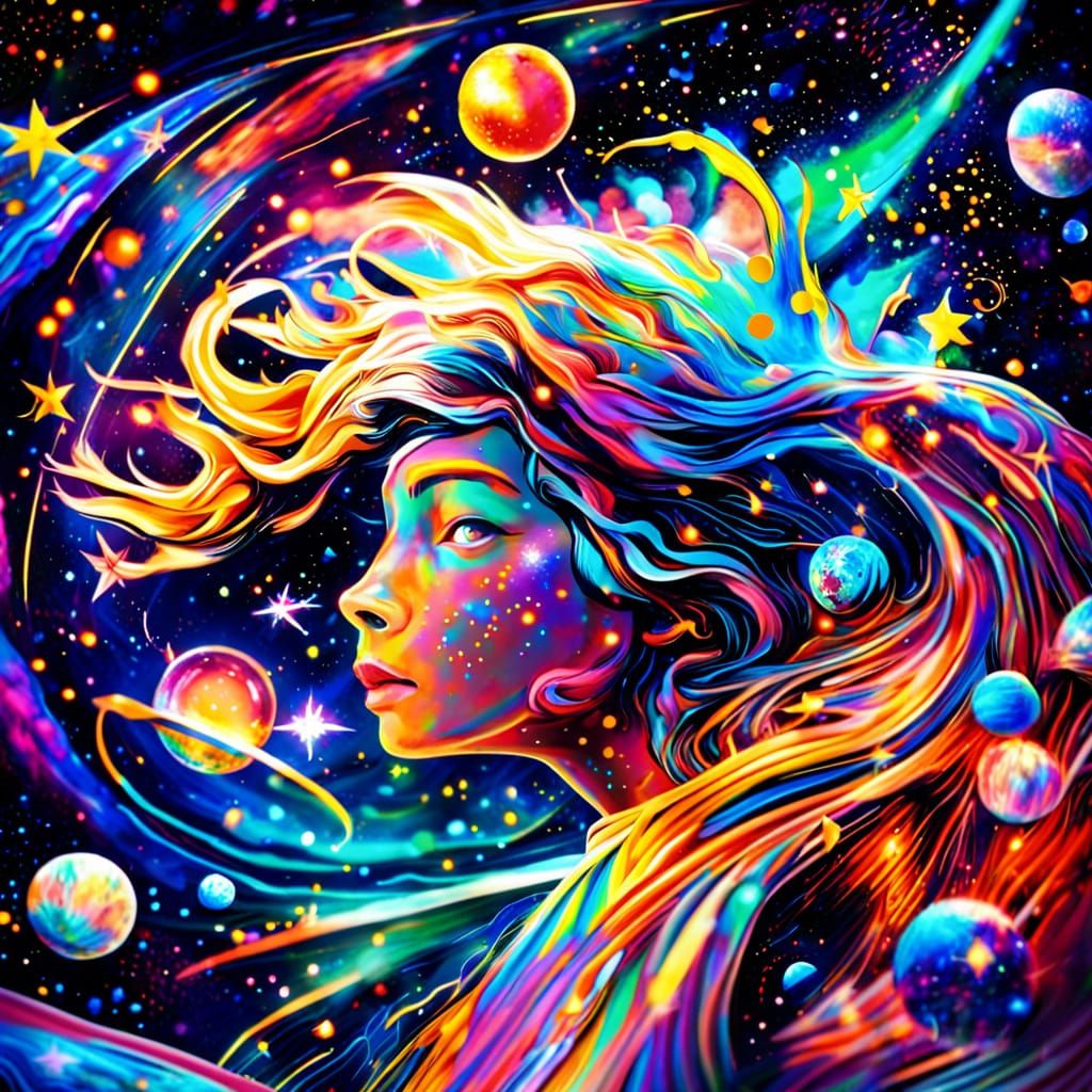 Cosmic Voyage: A Holographic Galaxy Adventure