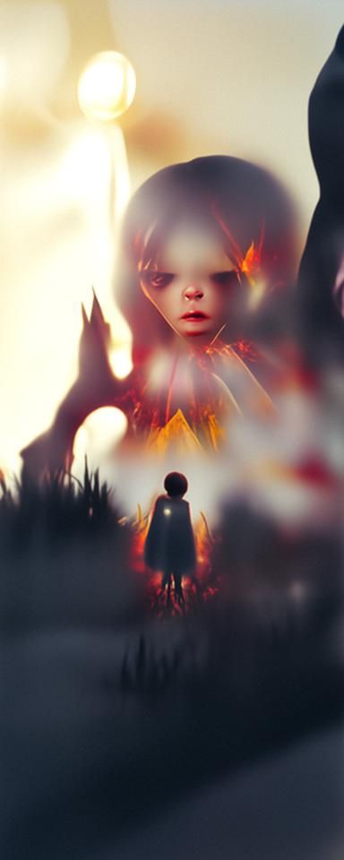 Ominous Expressionist Movie Poster in 8K