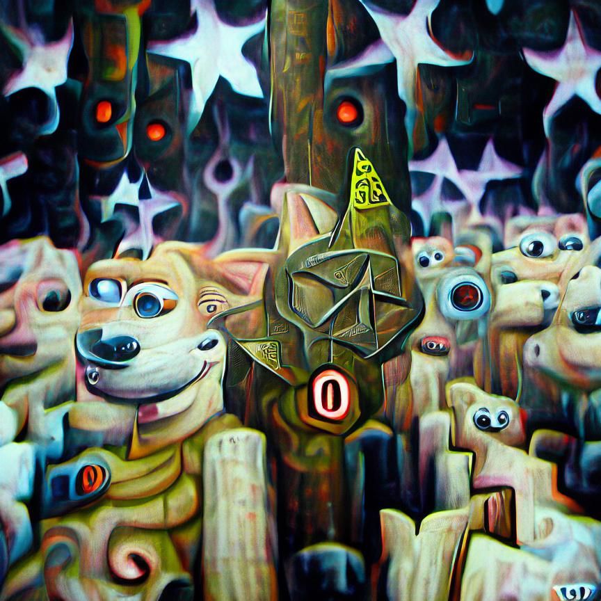 Psychedelic Star Guides Through Dystopian Tempest