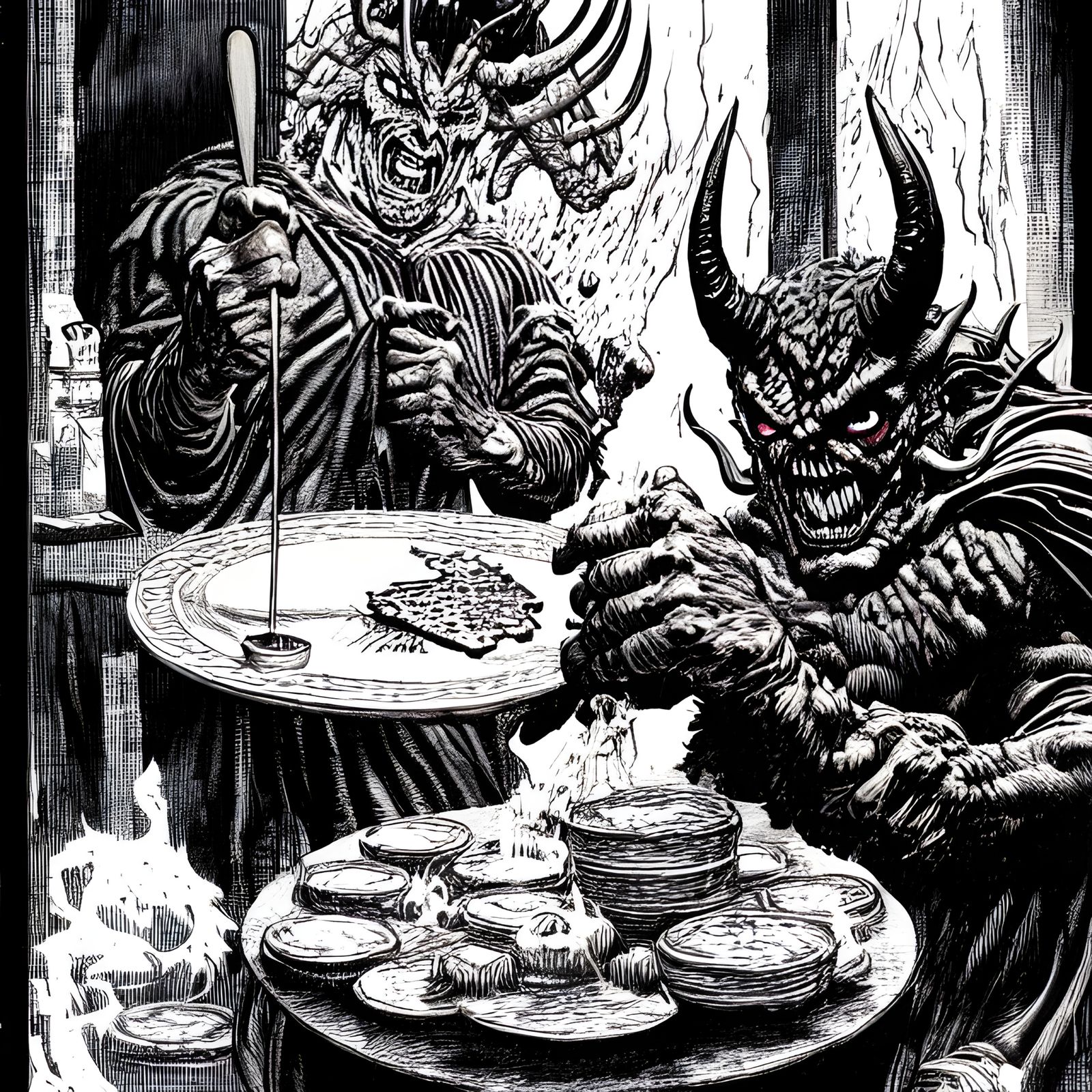 The Devil's Breakfast: Pancakes as Dark Art