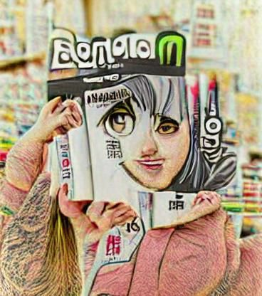 Dynamic Manga Style Illustration