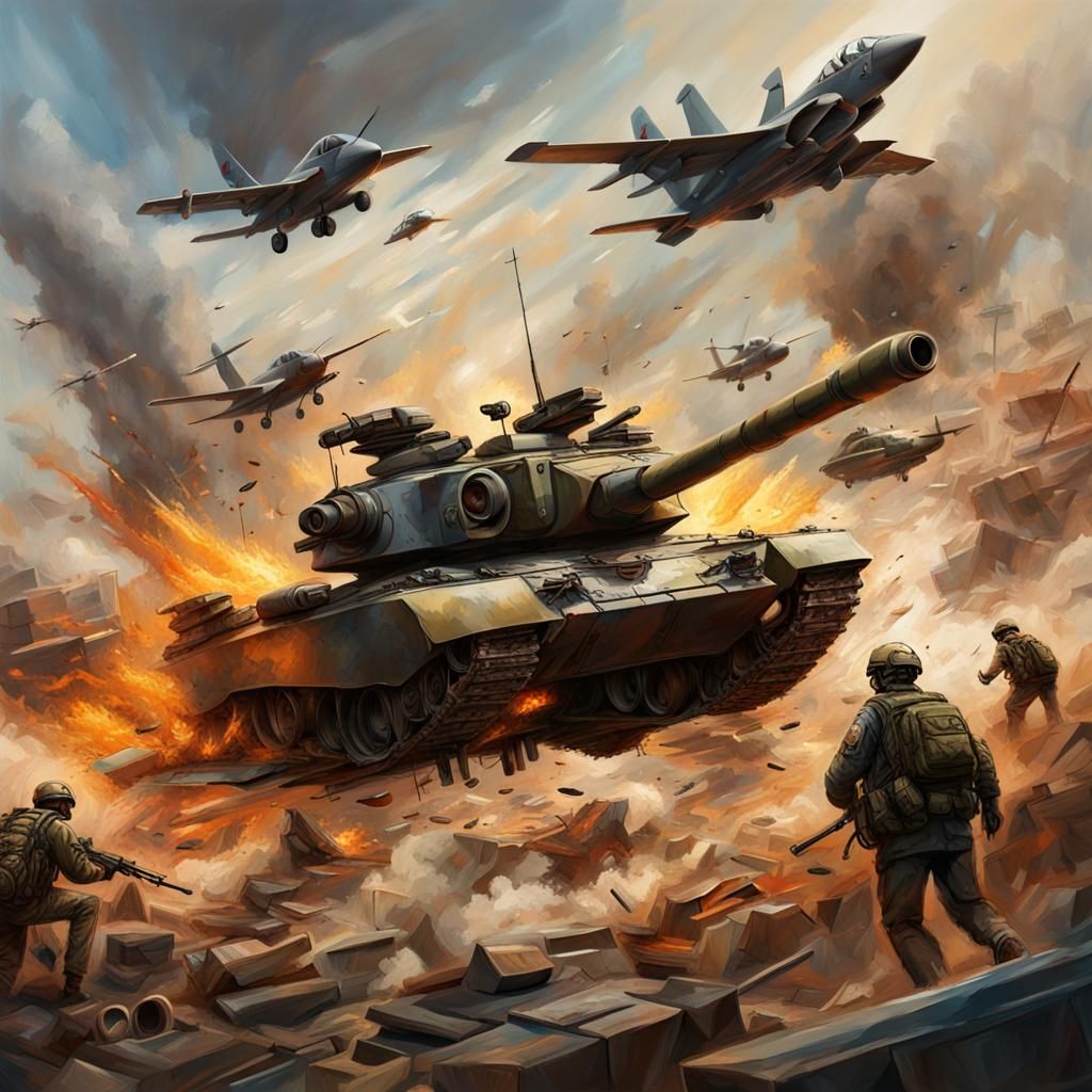 Chaos of Modern War: Tanks and Jets