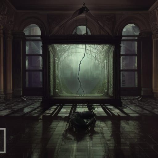 Lightning in a Glass Box: Ethereal Photorealistic Art