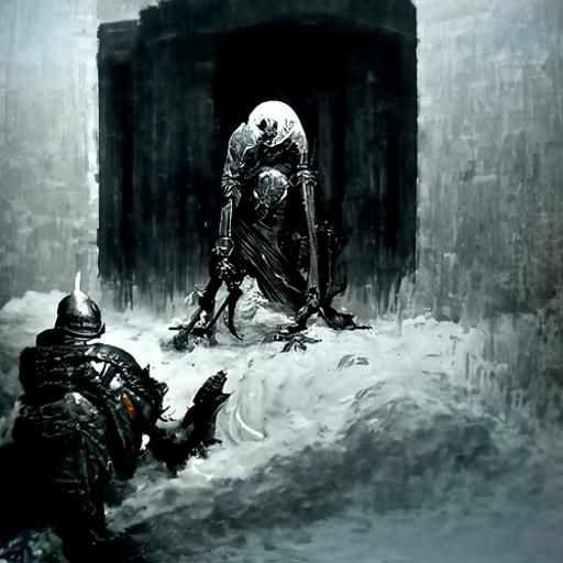 Dark Souls Inspired Horror Art