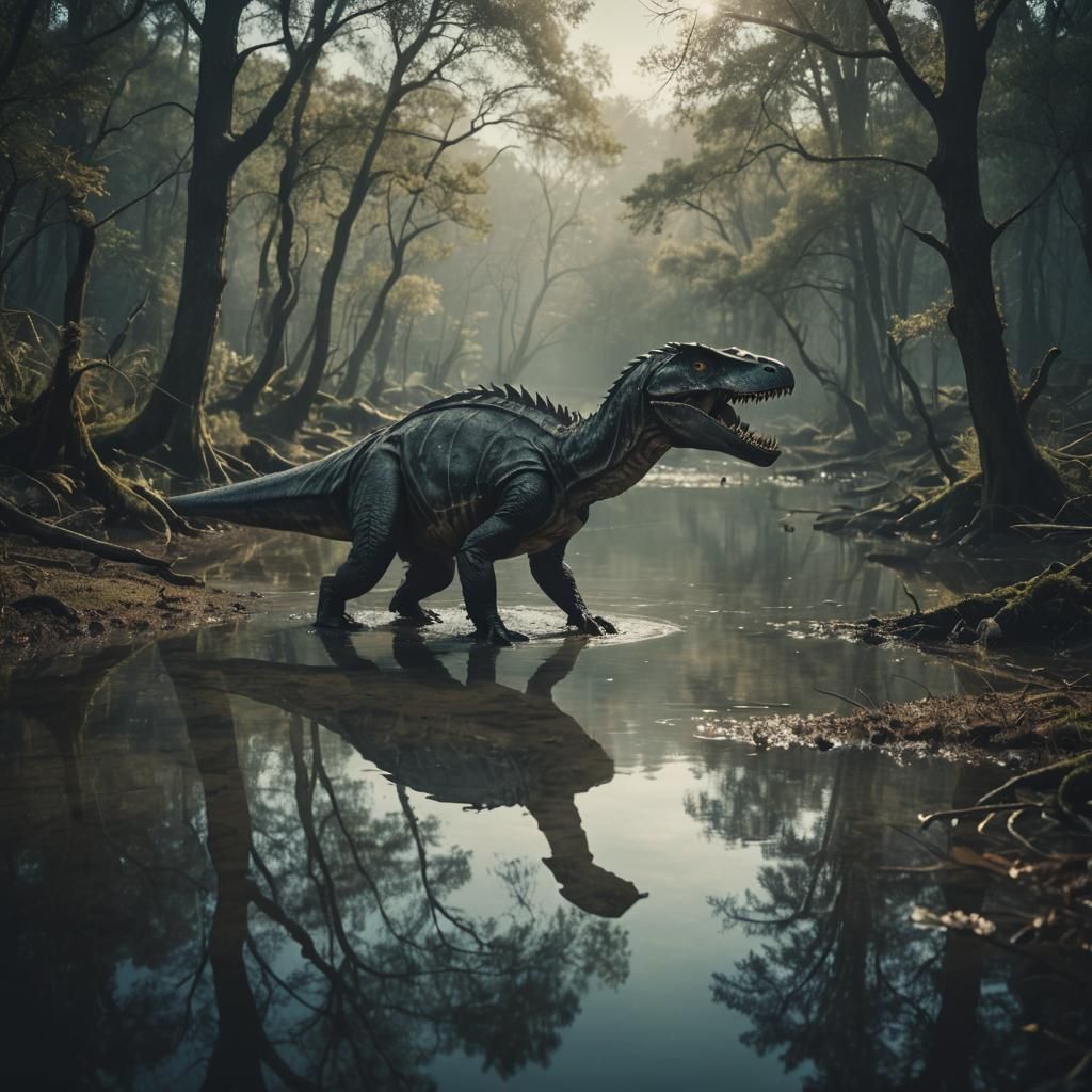 Dramatic Still Waters Cinematic Film Still