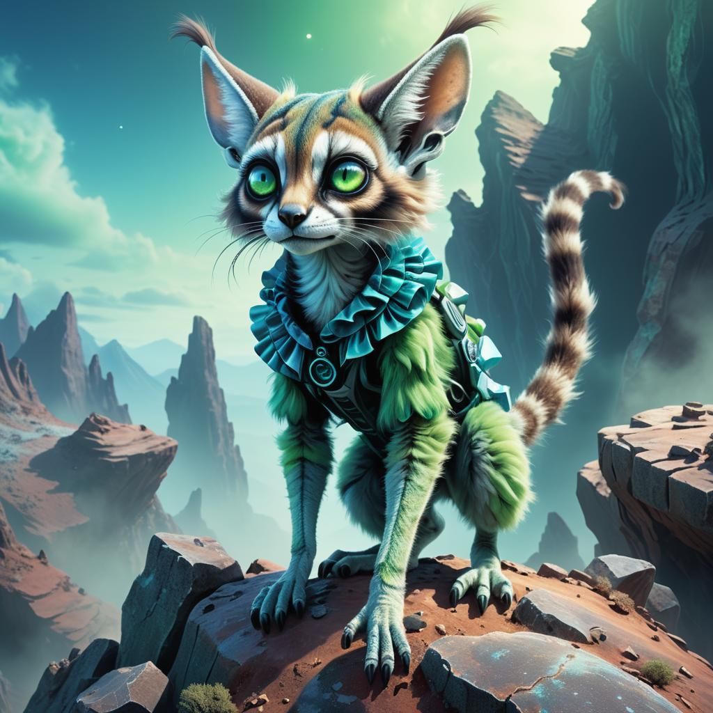 Ringtail Alien on Exoplanet: Speculative Xenobiology