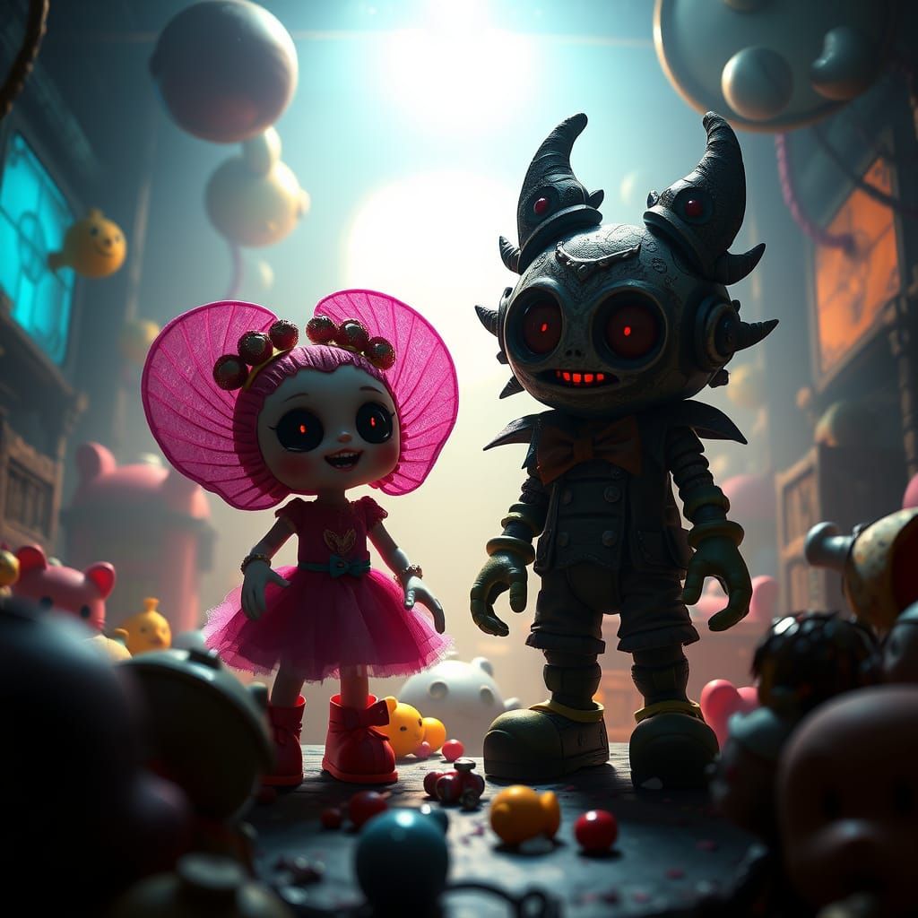 Dark Fantasy Toybox Guardians in Forgotten Factory