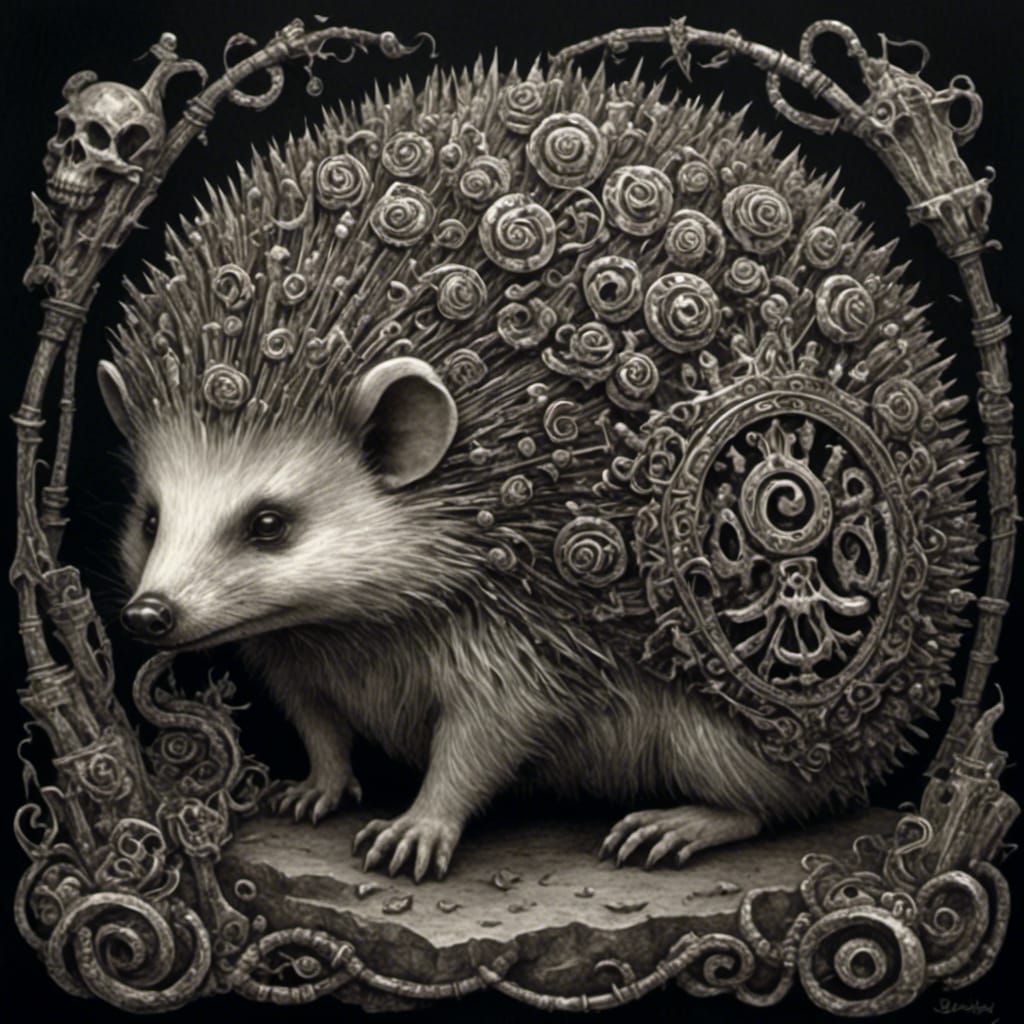 AI Generated Hedgehog
