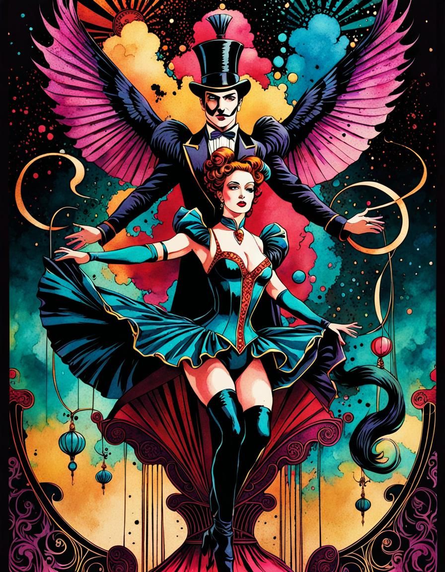 The Great Marvoli and his Assistant, Gloria…