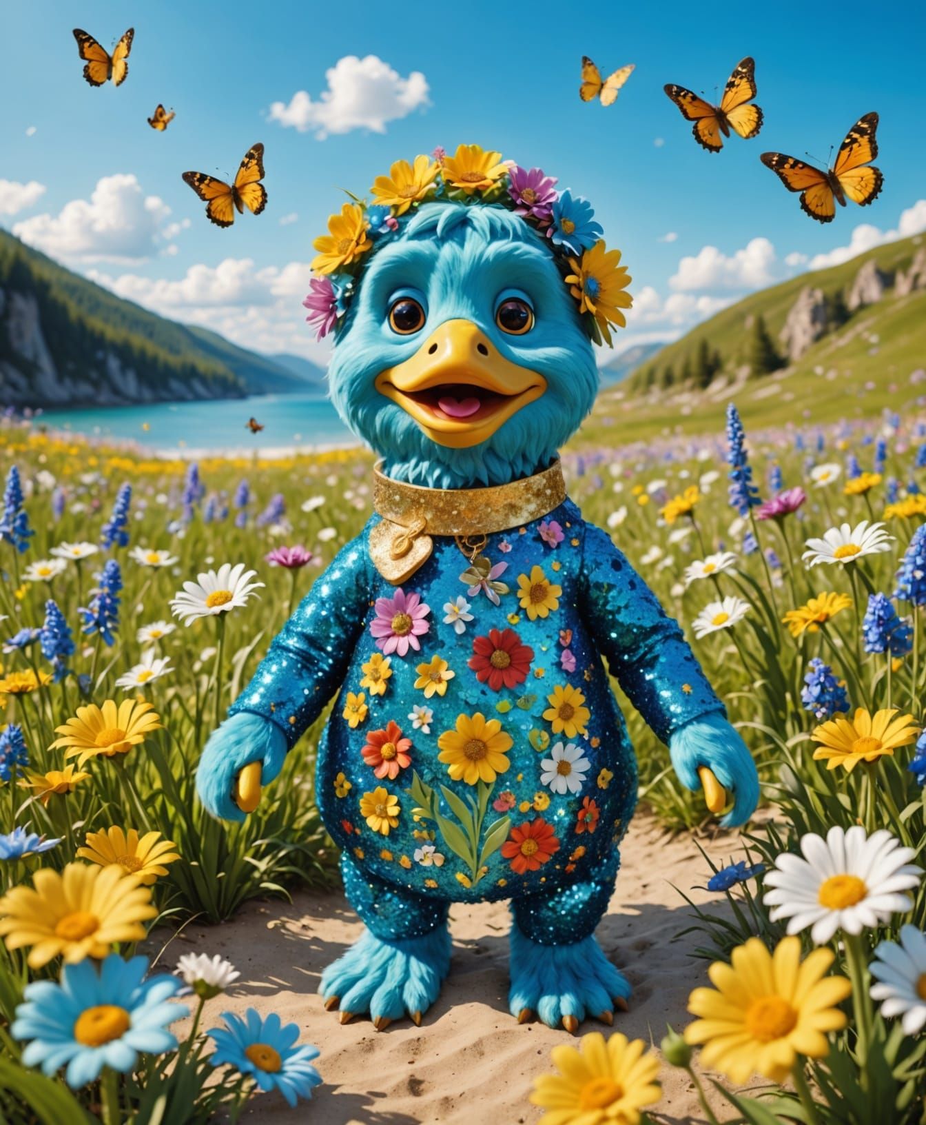 Yeti's Sunny Beach Holiday in 3D