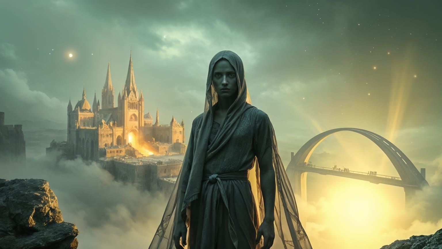 Mystical Guardian of Dreamlike Realms in Photorealistic Art