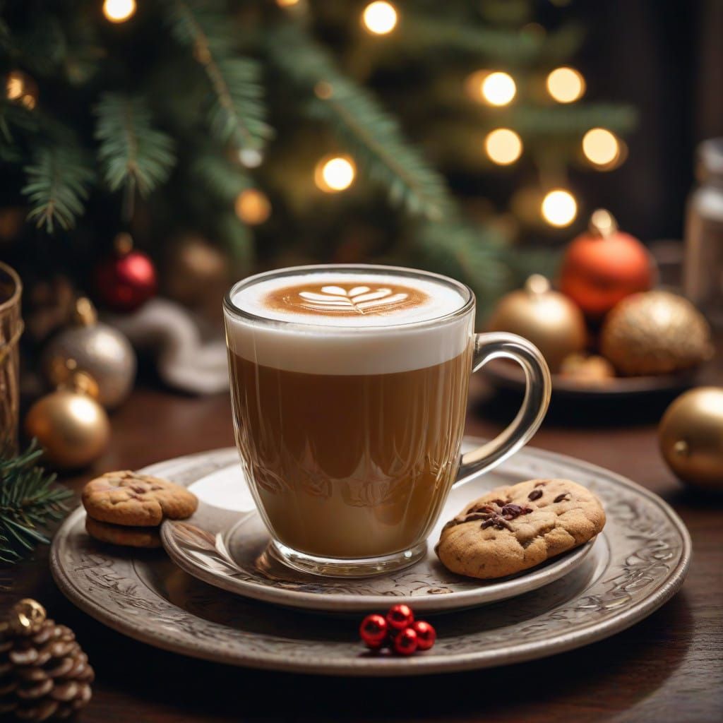 Cozy Holiday Scene in Warm Winter Wonderland Style