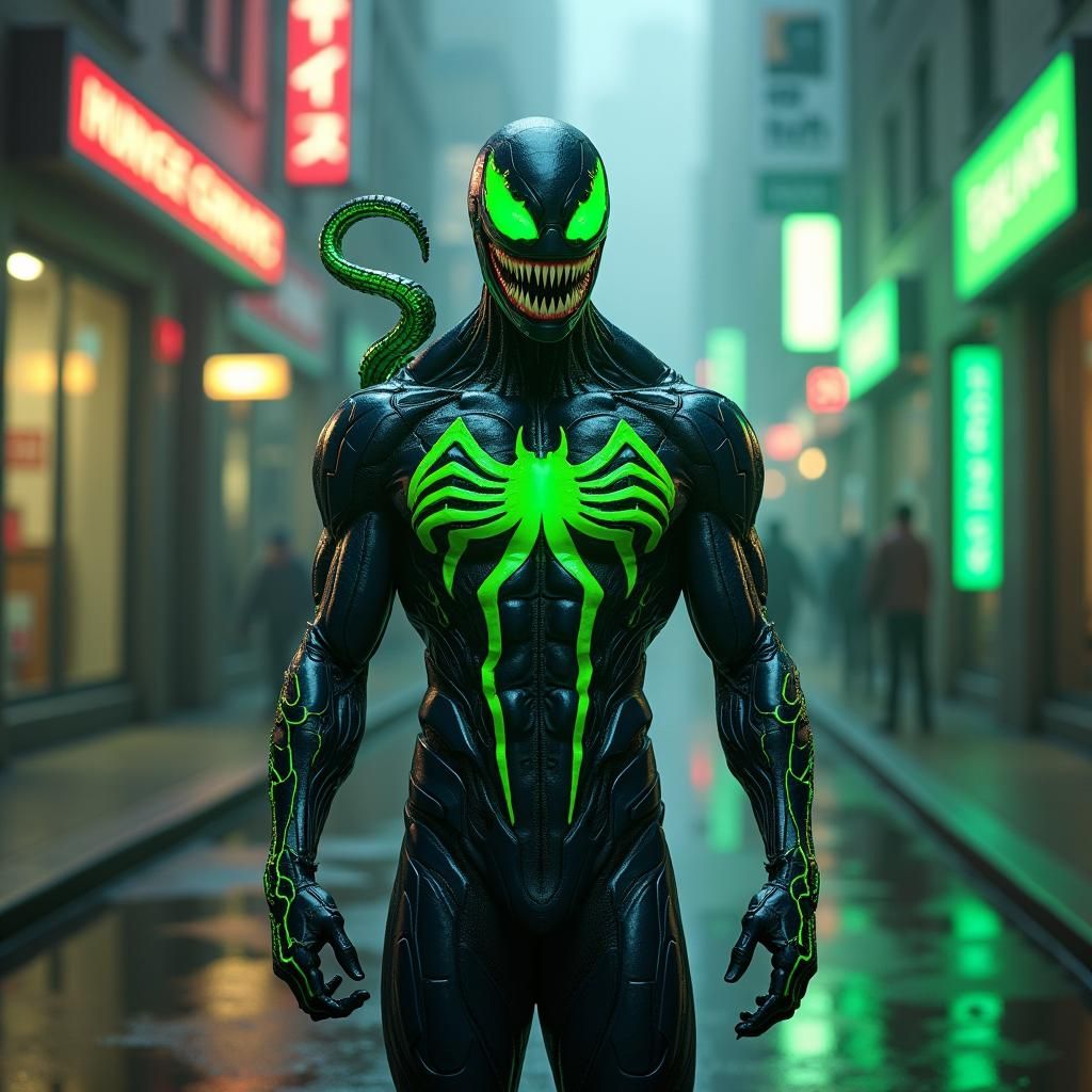 Ben 10 Venom Fusion Concept Art in Unreal Engine