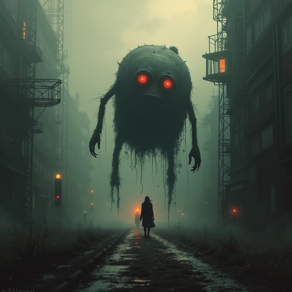 A Grimdark Landscape in Moody Colors