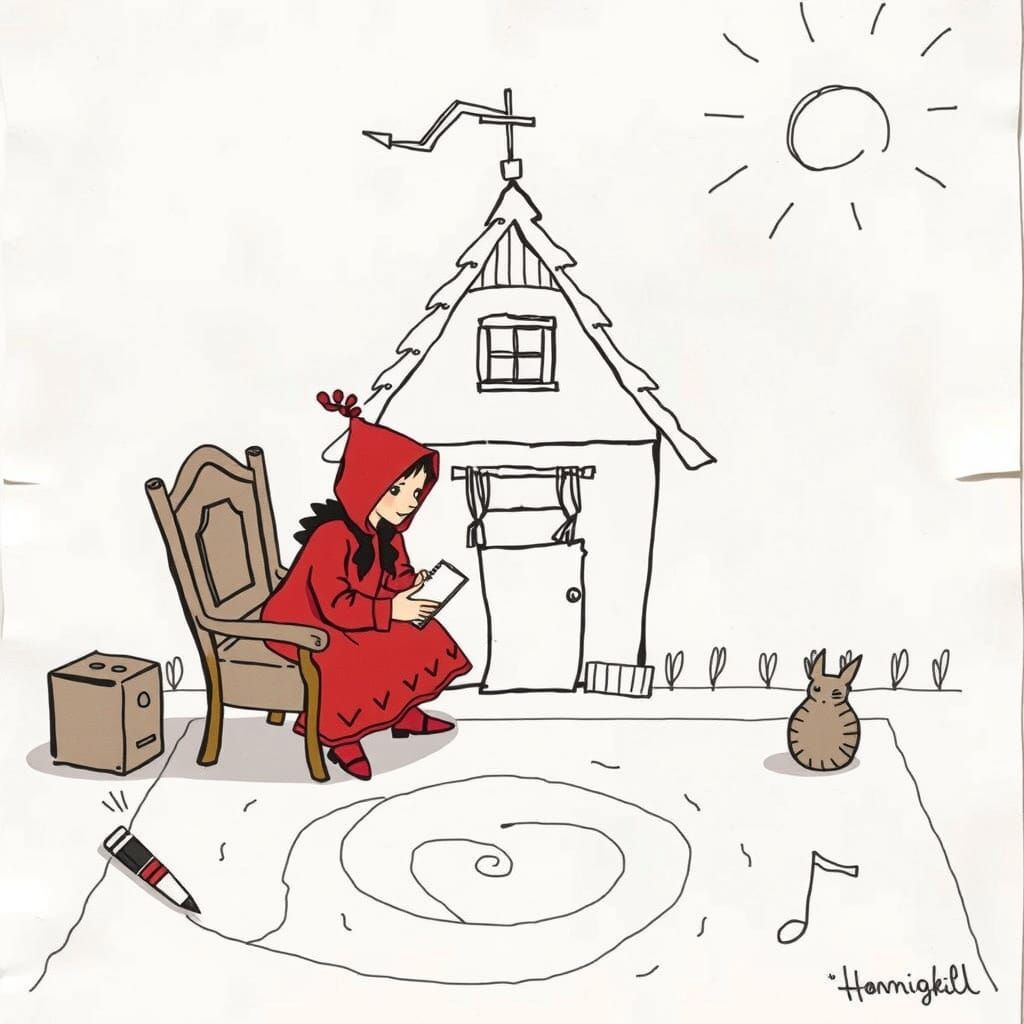 Collaborative Drawing Session Featuring Dreamlike Architectu...