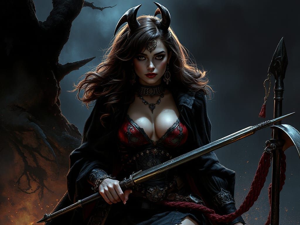 Dark Fantasy Art Inspired by Frazetta and Brom