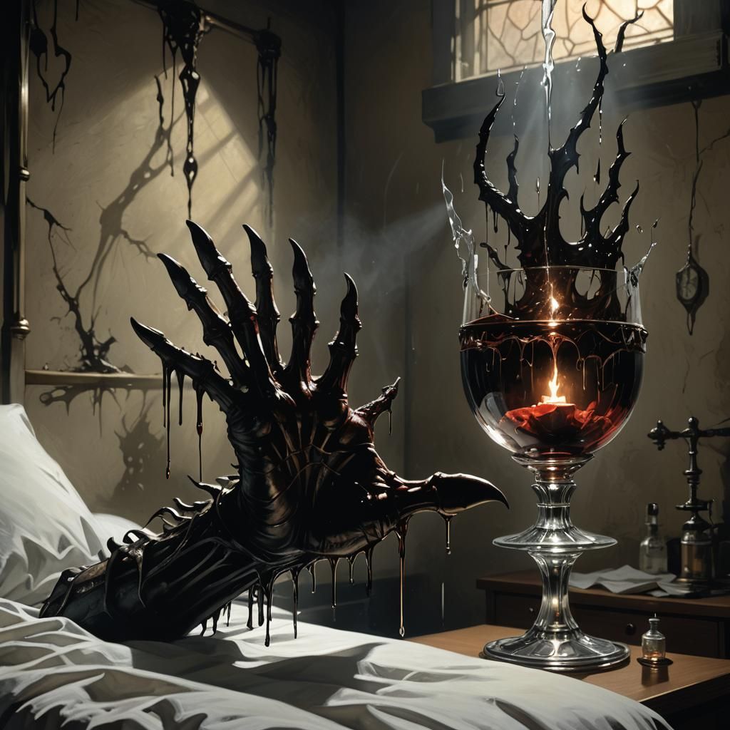 Terrifying Demon Reaches for Holy Grail