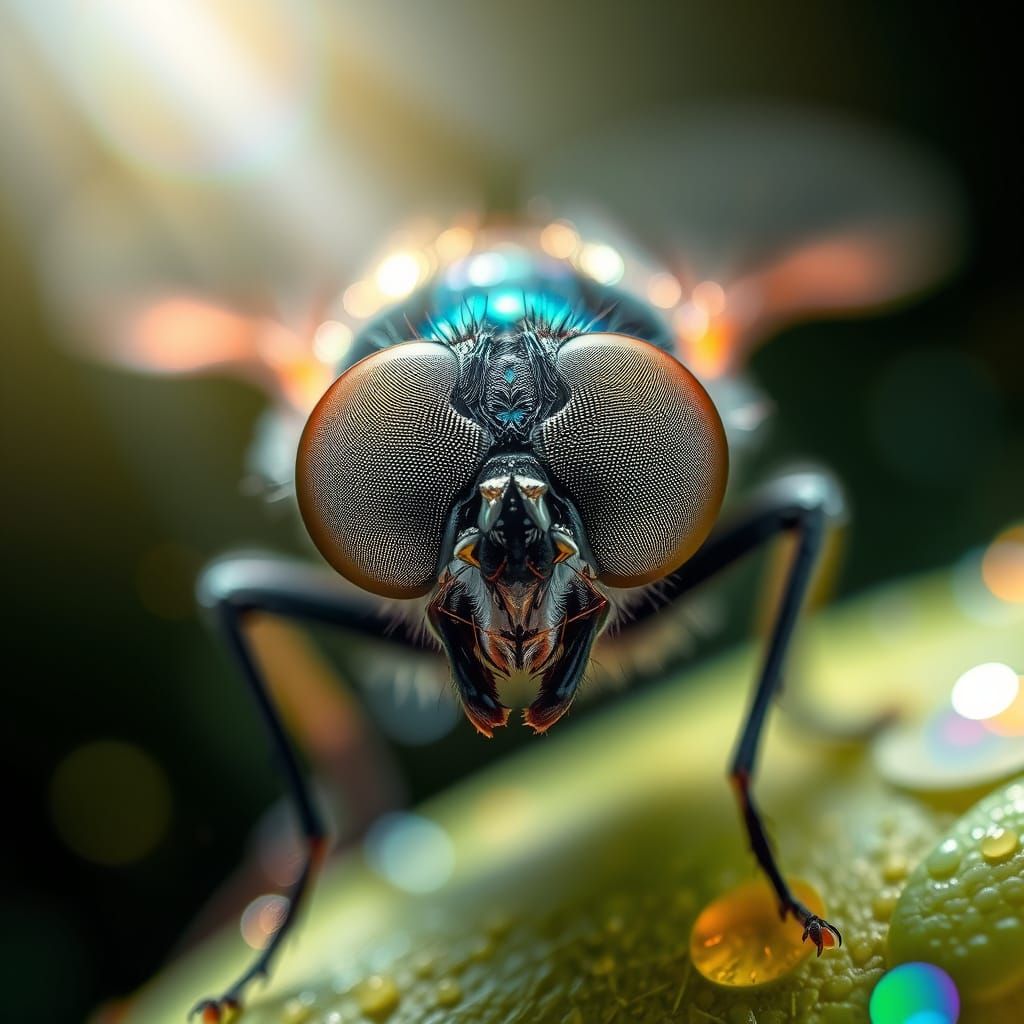 Portrait of fly