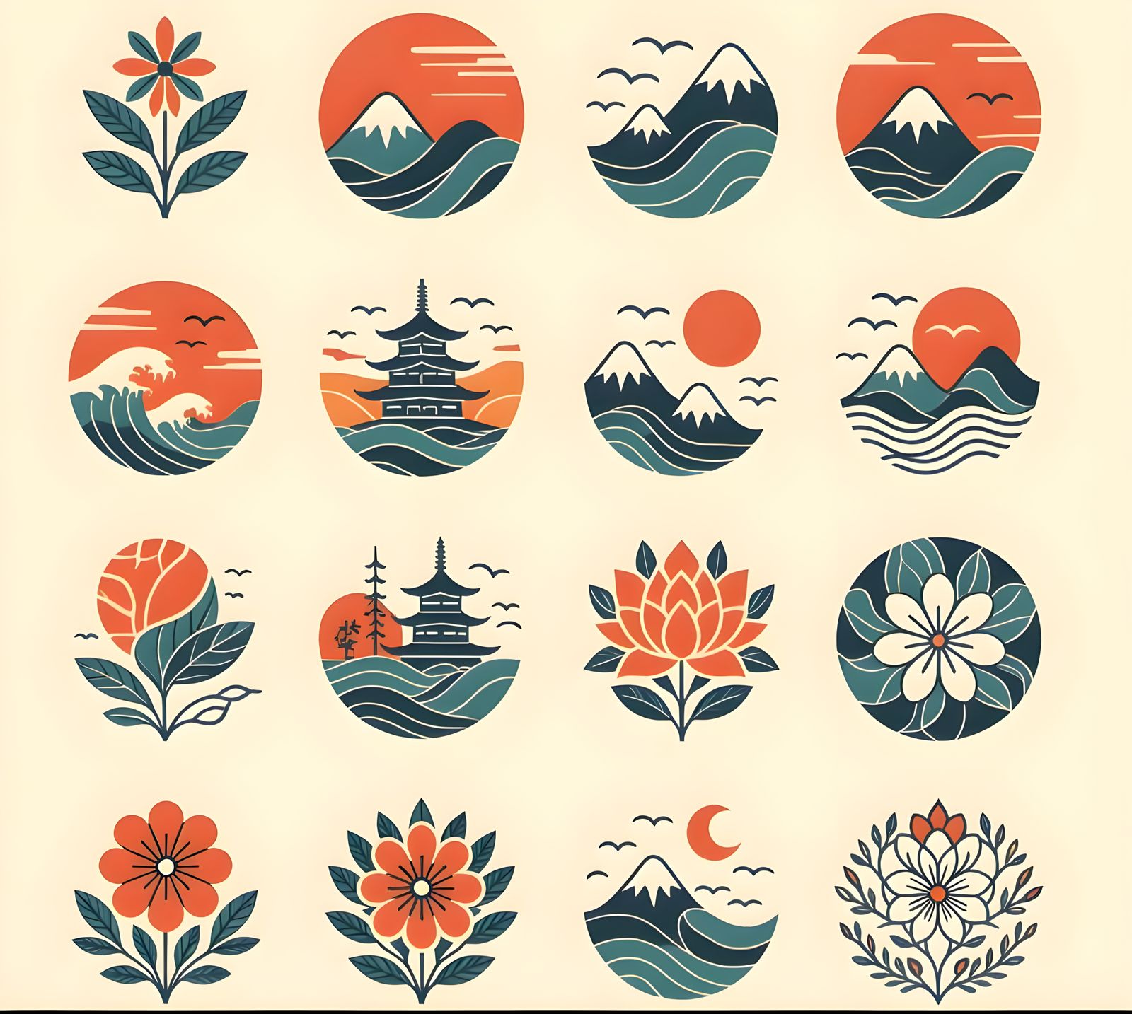 Minimalist Japanese Tattoo Designs: Nature and History