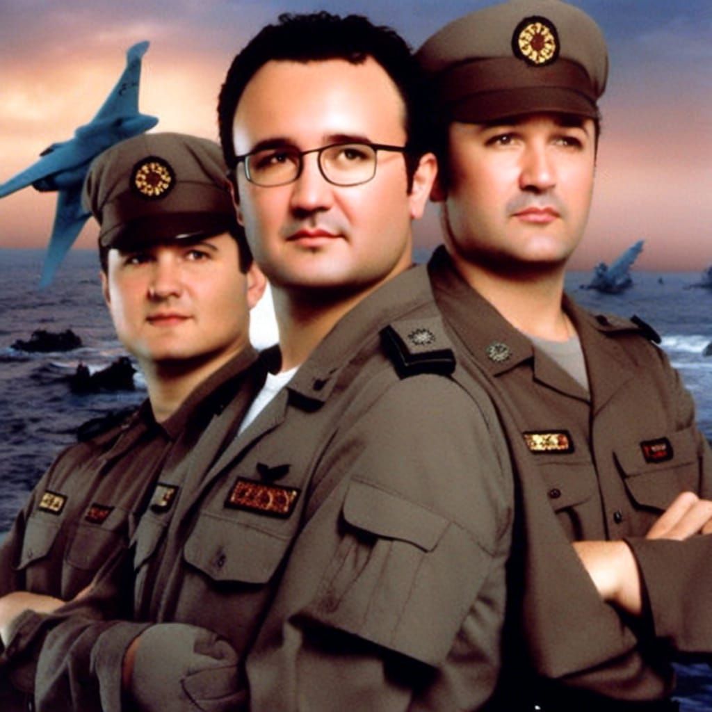 Stargate SG-1 Series Poster with SG1 Team