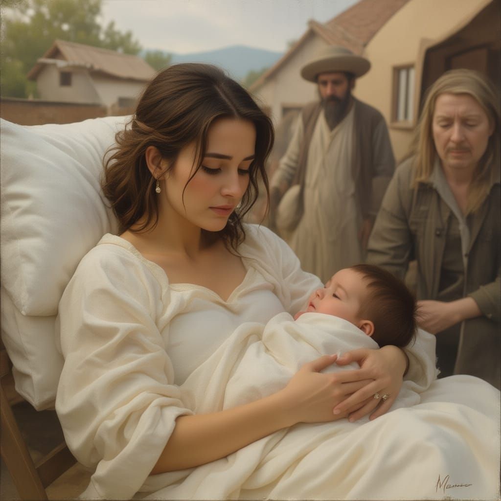 Mother's Last Breath: Birth of a Baby Girl