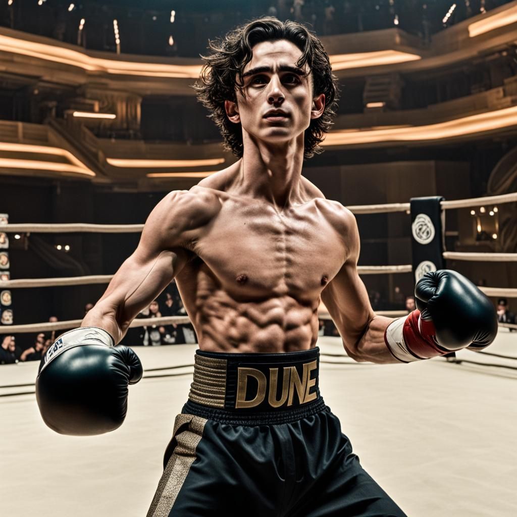 Timothée Chalamet as Boxer #2