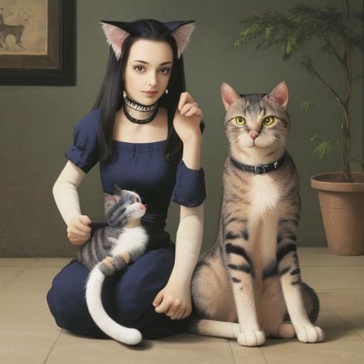 AI Image of Cats and Dogs