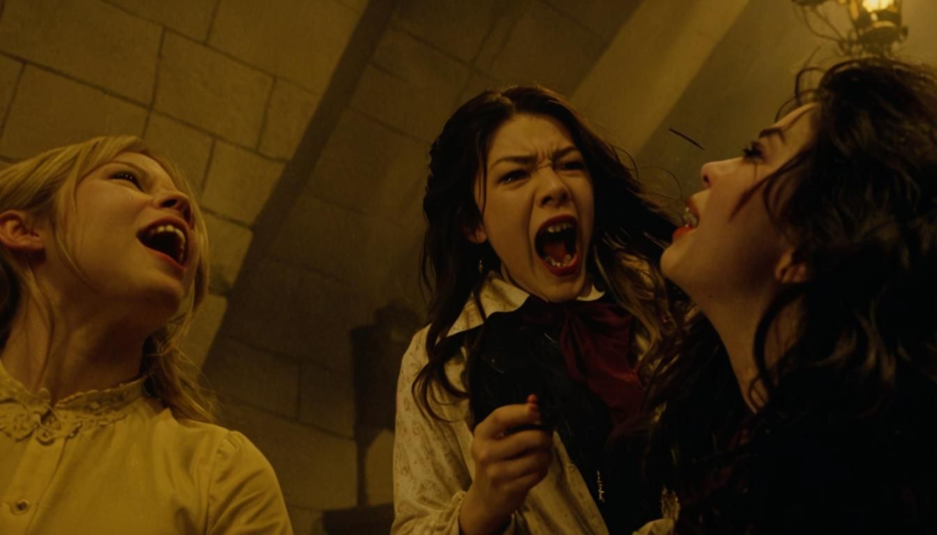 Miranda Cosgrove and Jennette McCurdy as Vampires