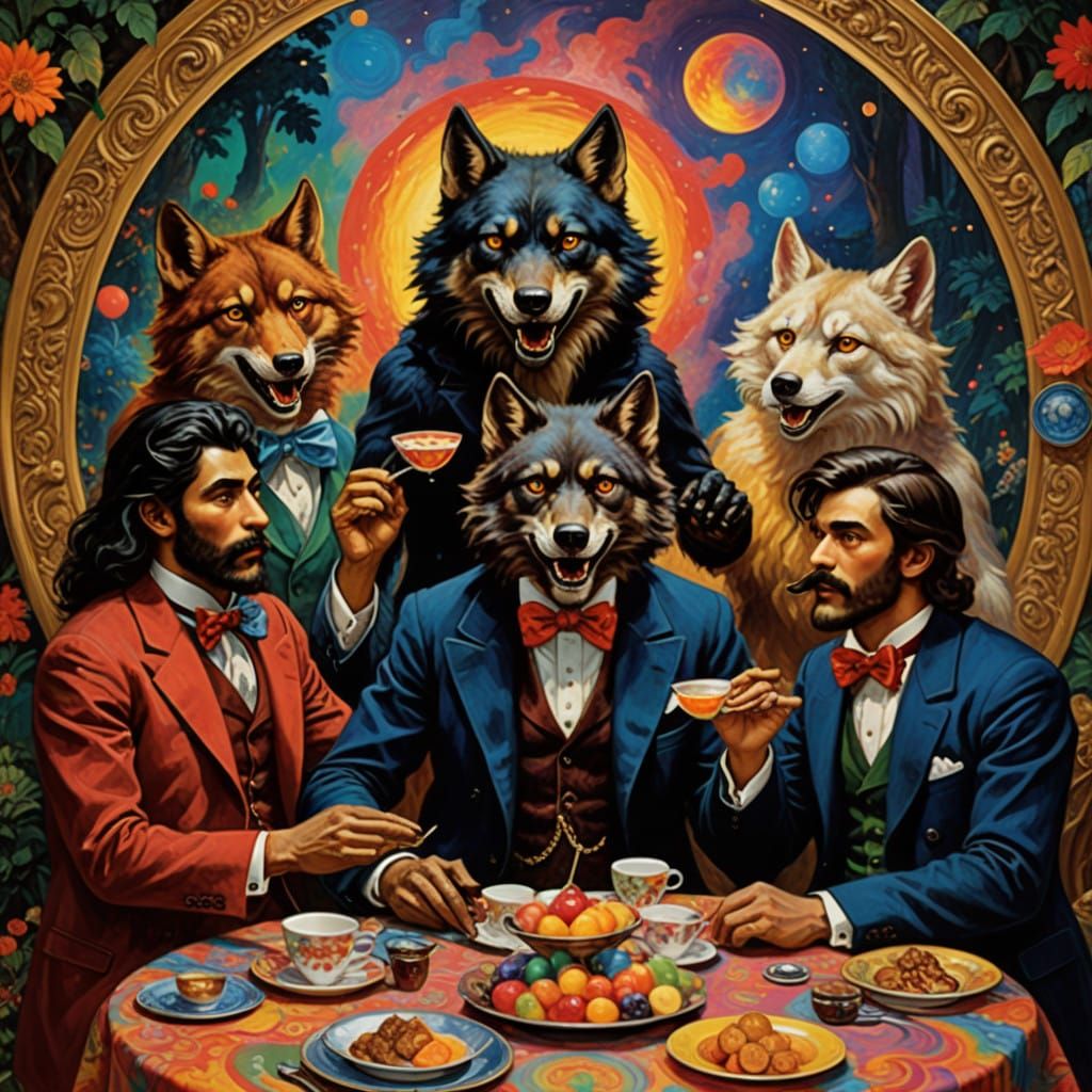 Whimsical Wonderland Gathering in Vibrant Colors