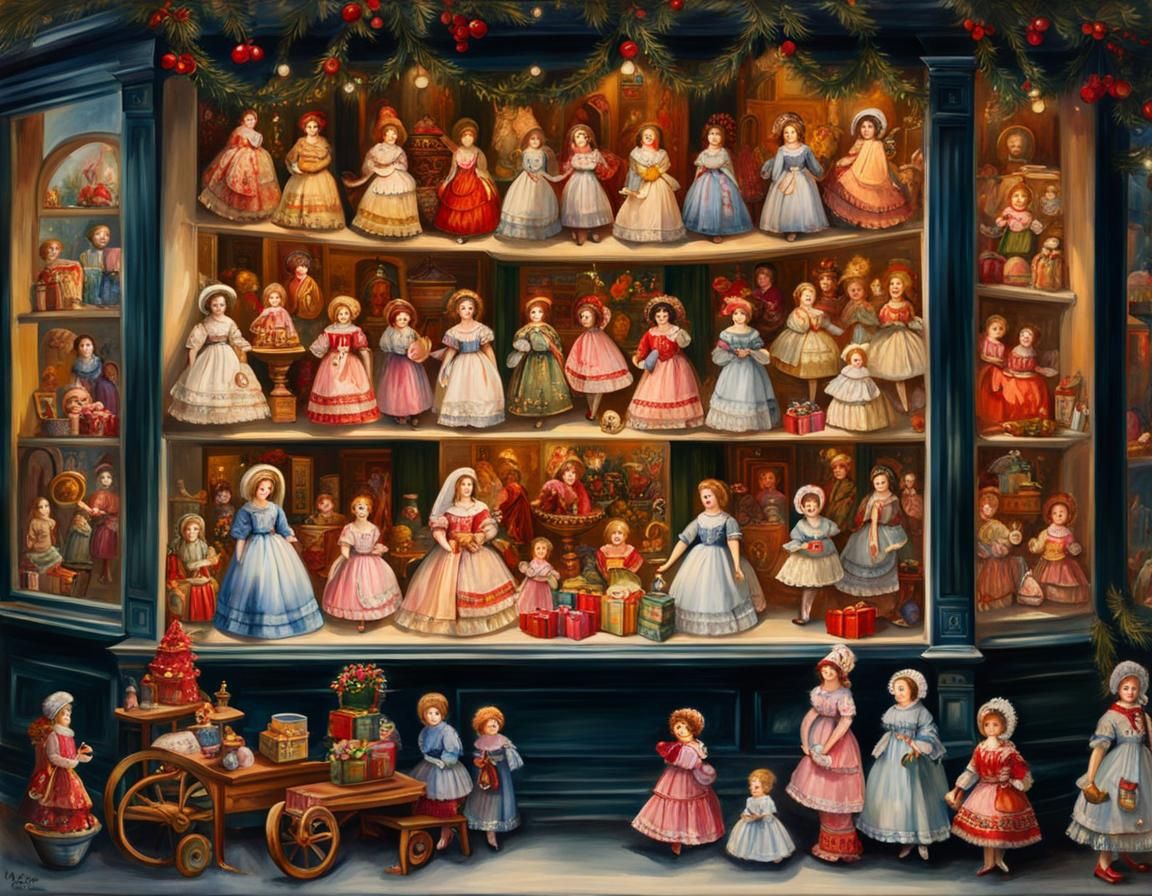 Porcelain Doll House Dolls