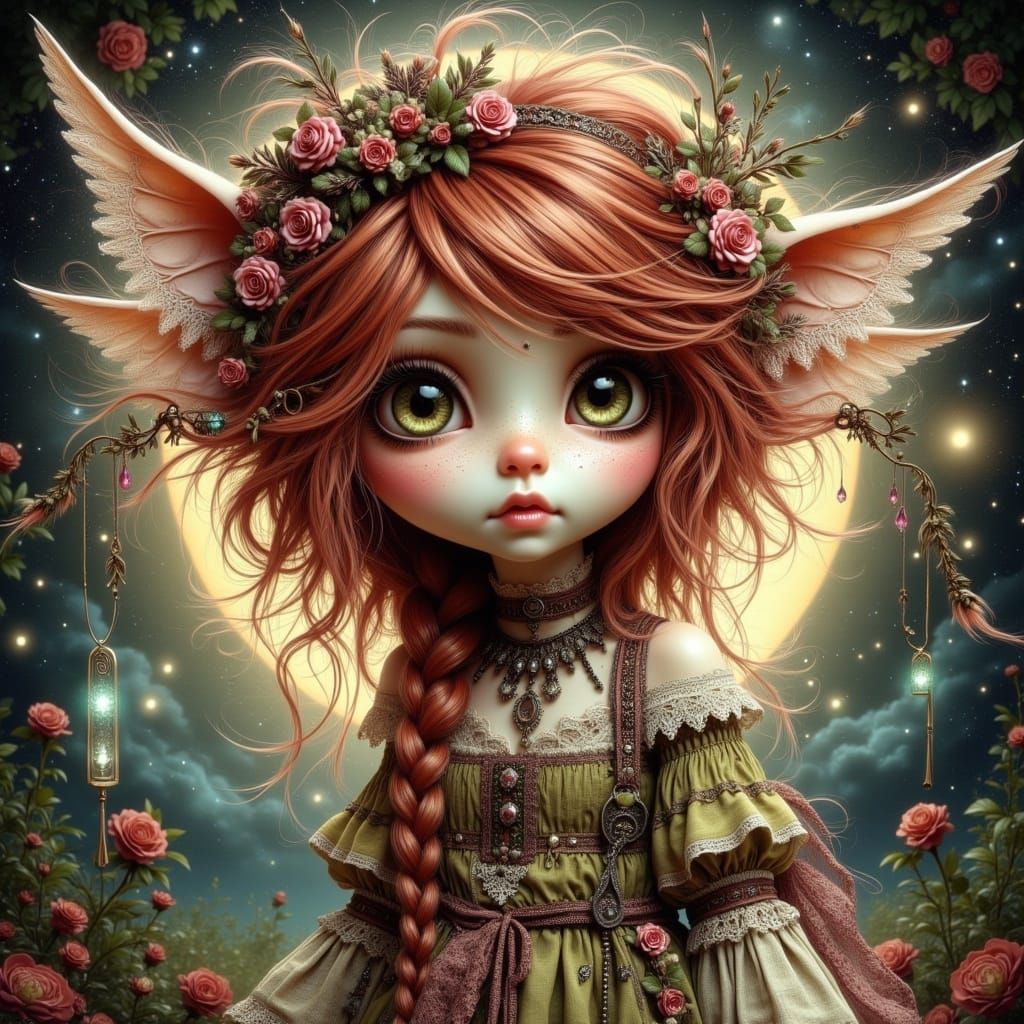 Bohemian Lace and Roses