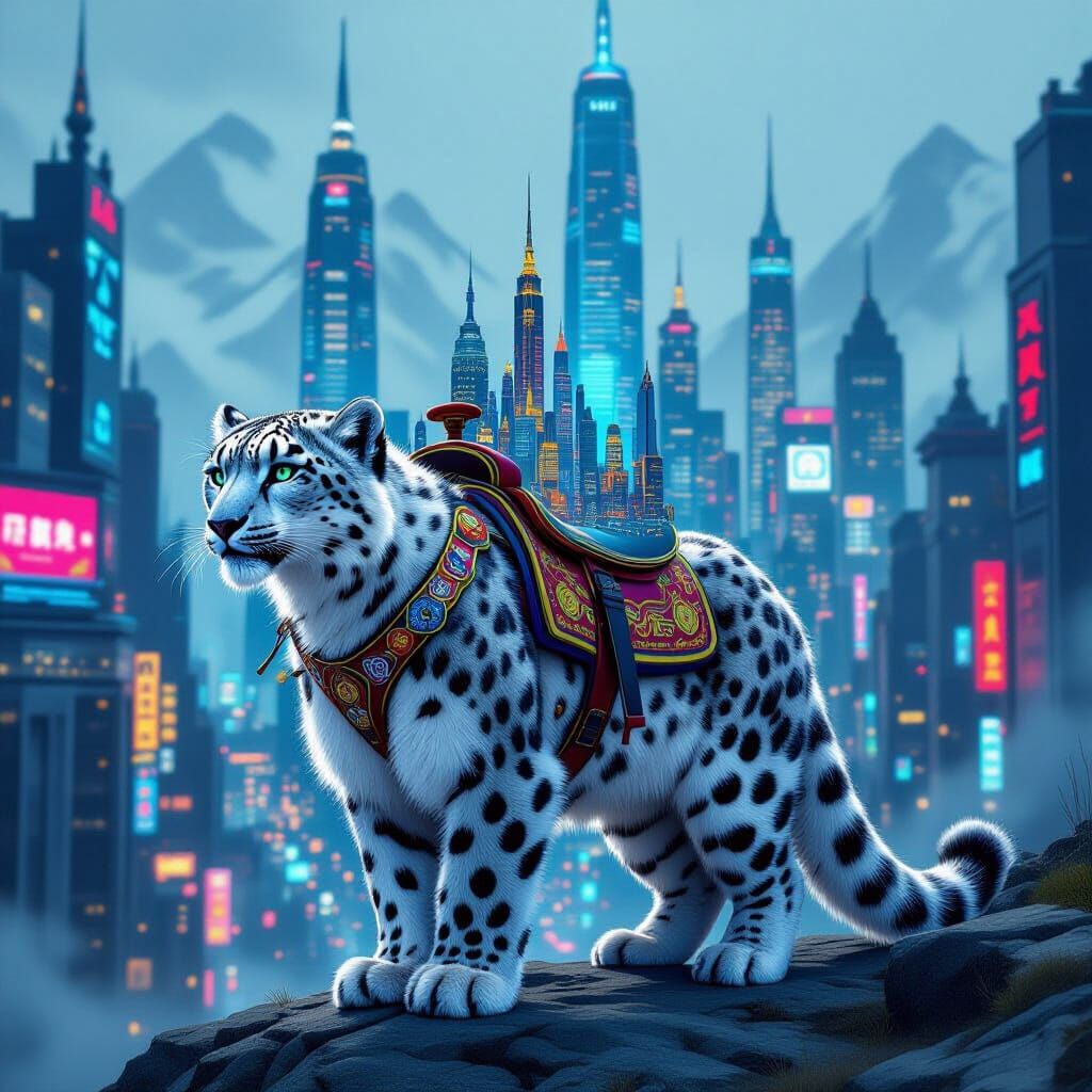 Metropolis on a Snow Leopard's Back
