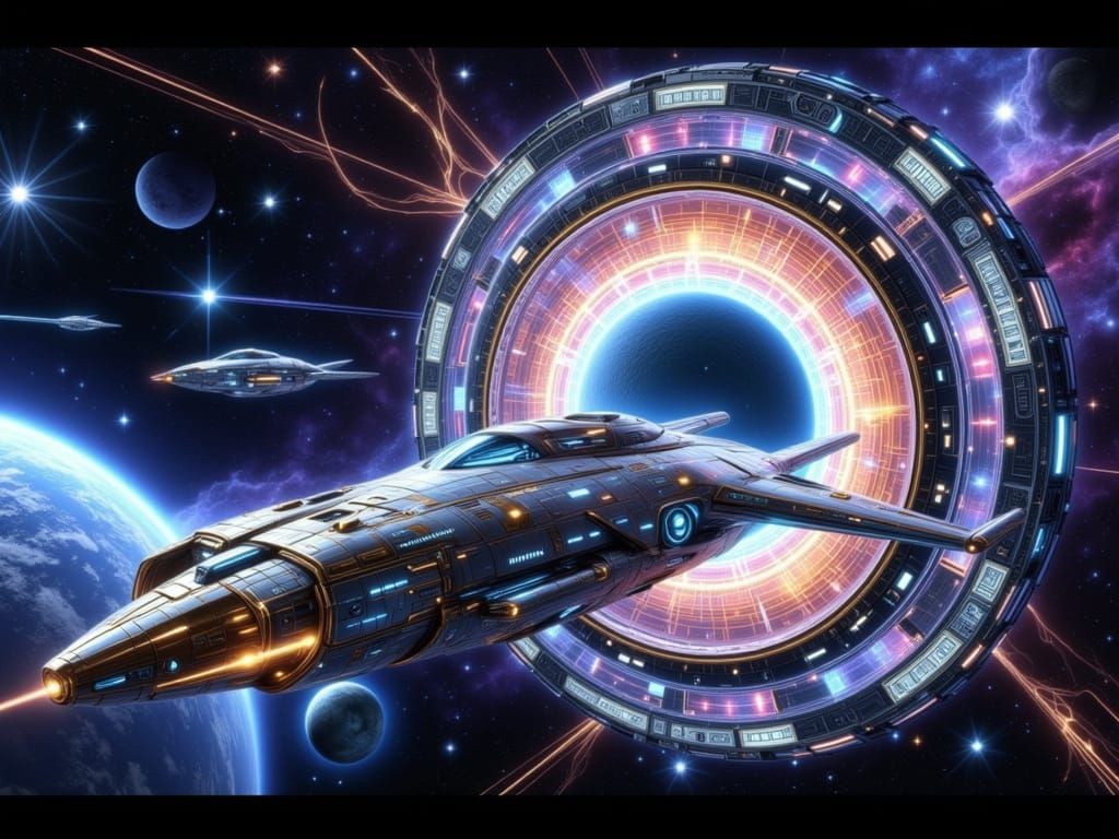 Starships of a colony just crossed a jump point arriving to Alpha Centauri B21