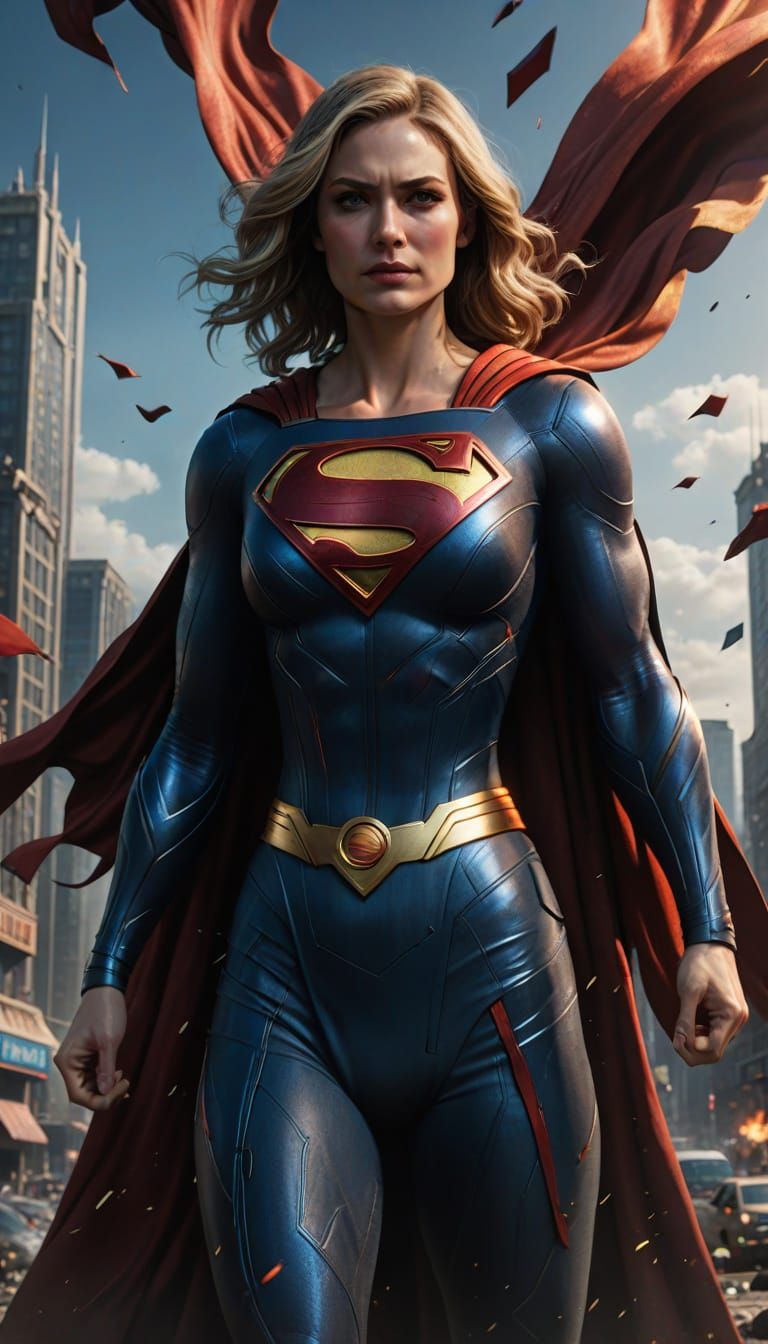 Supergirl with Kryptonian Powers: Digital Art on Artstation