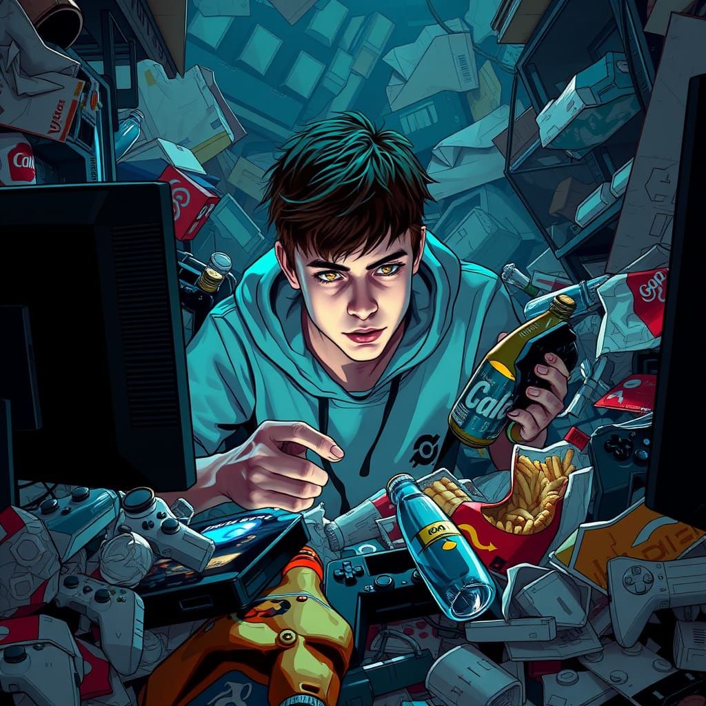 Gritty Gamer in a Chaotic Lair