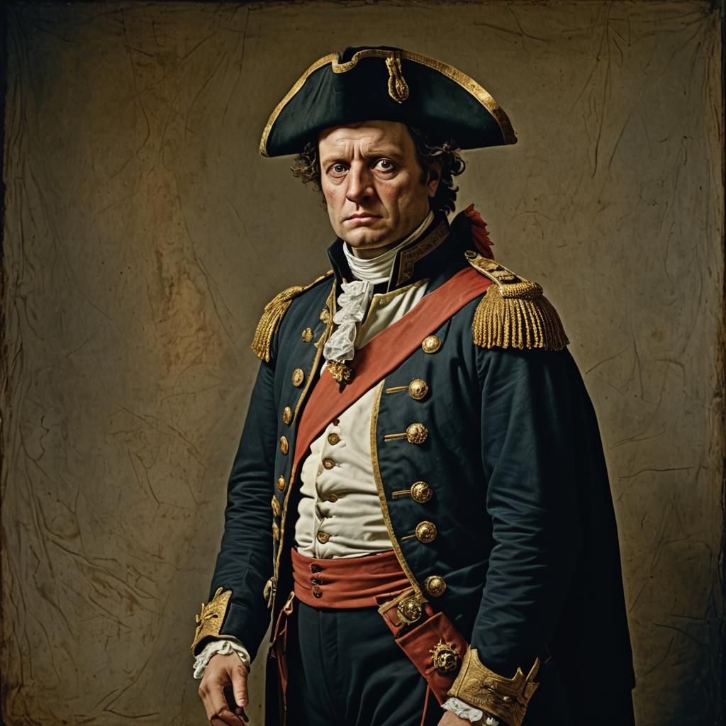 Napoleon Portrait with Rembrandt Lighting