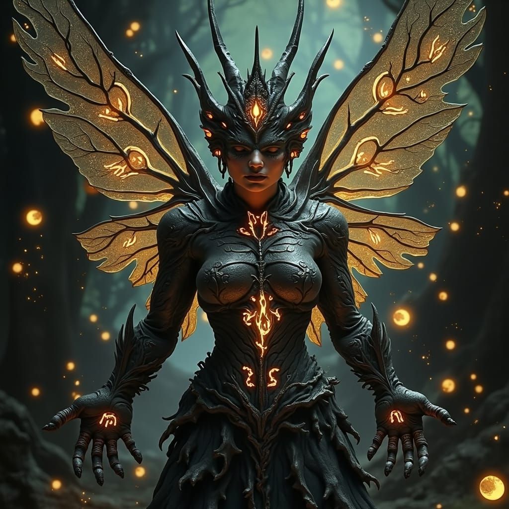 Luminara Wyrmtree in Forgotten Vale, Surreal Dreamscape