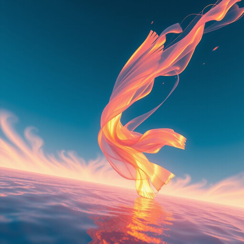 Surreal Dance of Air and Light