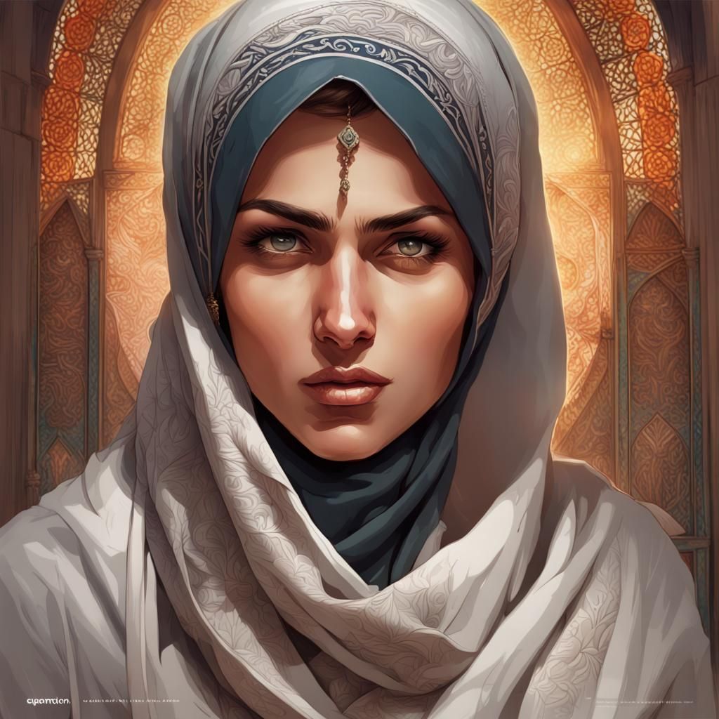 Ramadan Contrast: Abundance vs. Scarcity, Hyperdetailed Port...