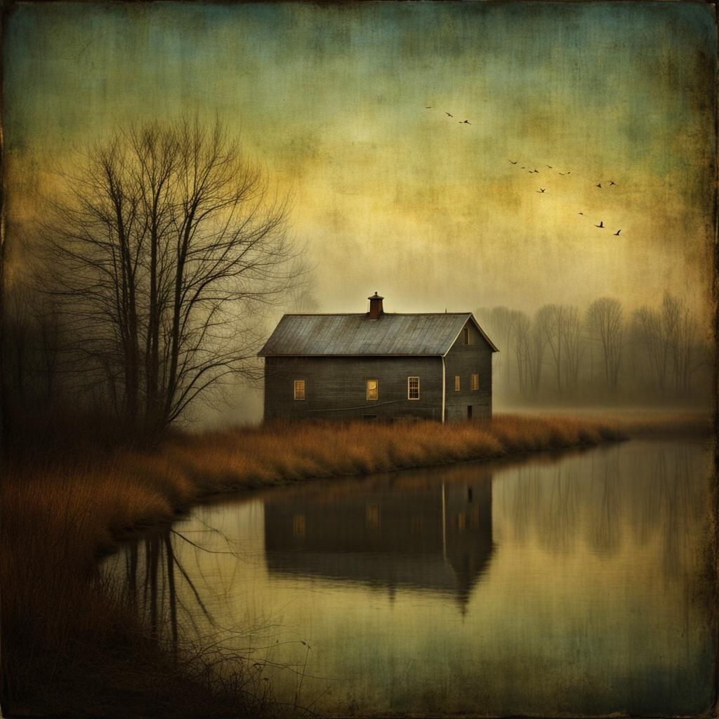 Night to Day Transition: A Surreal Landscape